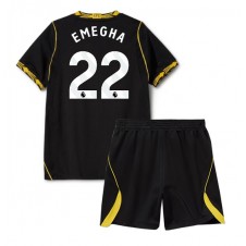 Chelsea Emmanuel Emegha #22 Bortaställ Barn 2026-27 Korta ärmar (+ Korta byxor)